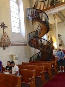 Miraculous Staircase in Loretto Chapel Santa Fe