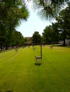 The Field of Empty Chairs for 168 Bomb victims Oklahoma