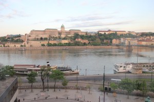 Castle from bedroom window in Pest 