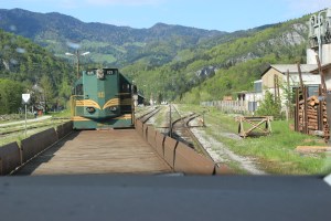 Arriving at the station!