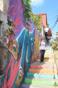 Street Art abounds in Valparaiso