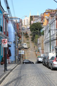 The steep climb up Templeman St