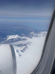 Mt Fitzroy & Glaciers NP from air when we flew to Punta Arenas